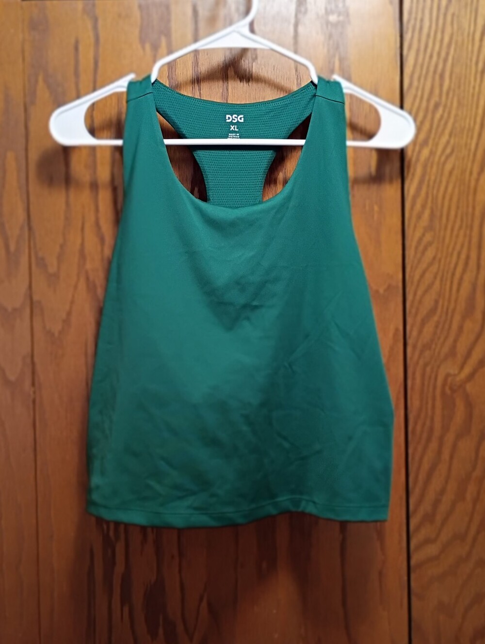 DSG Women’s Teal Racerback Athletic Tank Top.Size XL